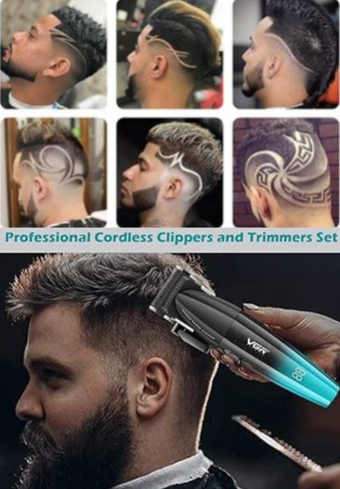 VGR 640 S3 3-в-1 машинка за подстригване за мъже професионален комплет