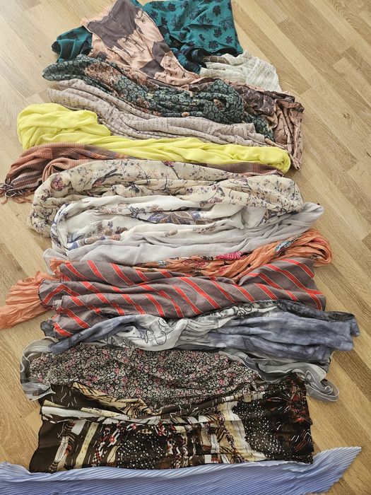 Флорална блуза туника риза лятна на цветя с дантела асиметричен ръкав