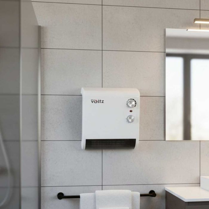 Отоплителна печка за баня Voltz OV51970J – 2000W,  водоустойчива