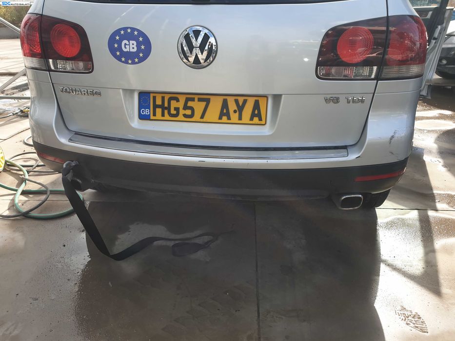 Bara Spoiler Spate cu Locas Senzori Parcare cu Defect Volkswagen Touareg 7L 2002 - 2010 Culoare LA7W [K8273]
