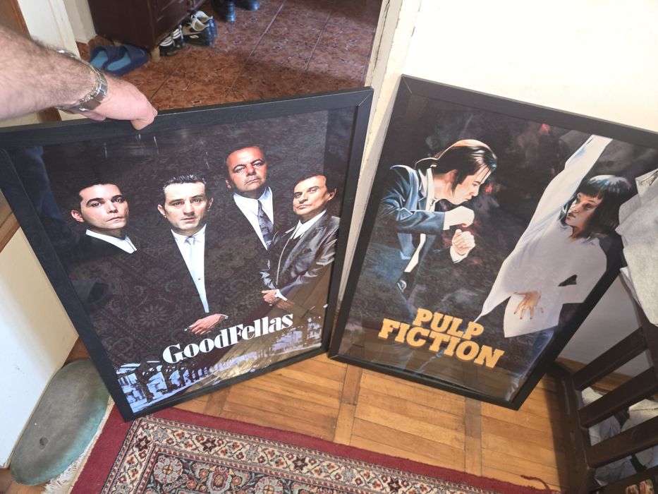 Doua tablouri cu postere canvas filme celebre