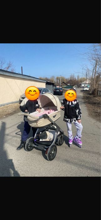 Продам коляску два блока