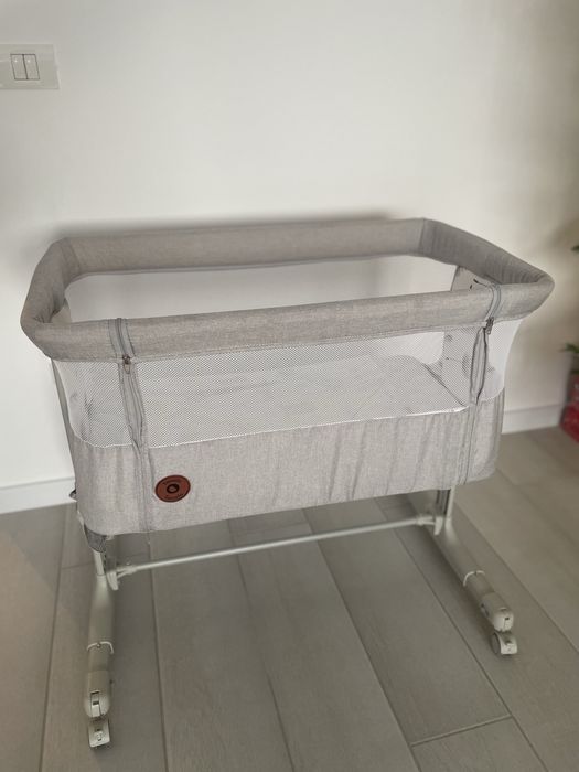 Patut cosleeper Lionelo Aurora gri 3 in 1