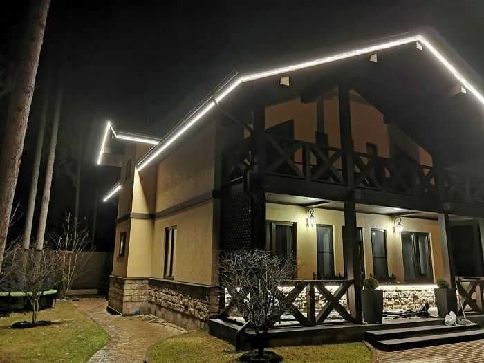 LED подсветка фасадов и домов | LightConnect