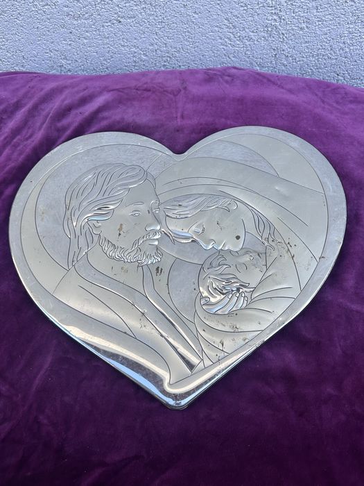 Obiect decorativ  argintiu