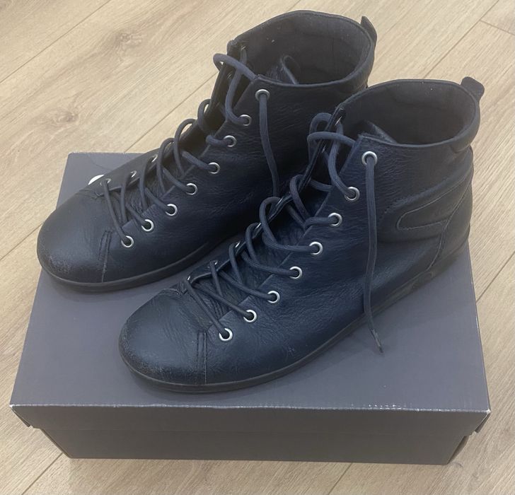 Ботинки Ecco размер 38, кожа, б/у  демисезон