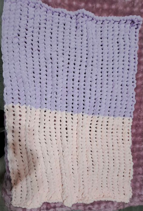 Ръчно плетено бебешко одеало от 100% микрополиестер