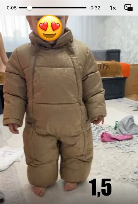 Детский зимний комбенизон