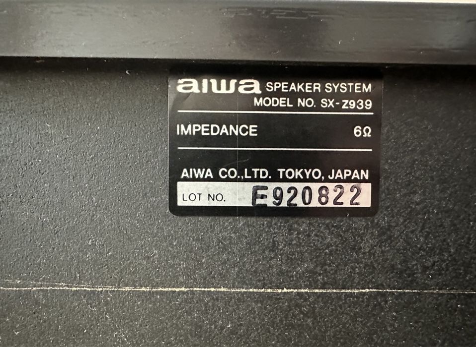 Продам колонки  Aiwa