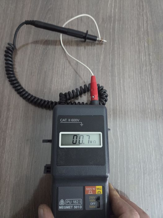 Megohmetru PU 182.1 MEGMET 501D