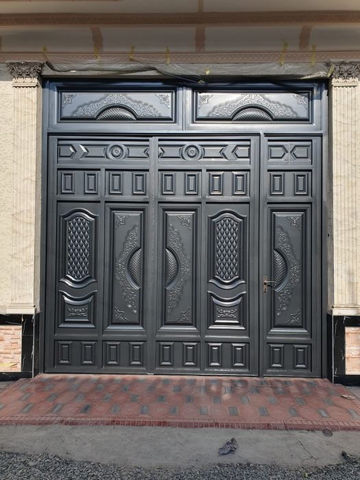 Darvoza barel sortak akfa eshik MDF eshik alcapon kraska sepish xizmat