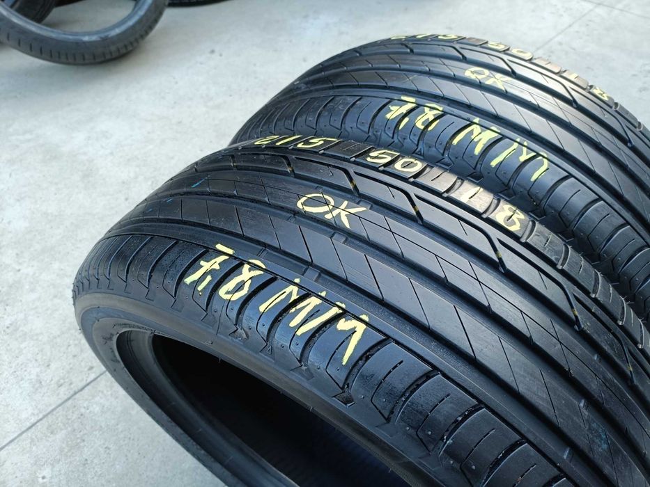 Doua anvelope vara 215 50 18 bridgestone turanza T001 profil de 7,8 mm