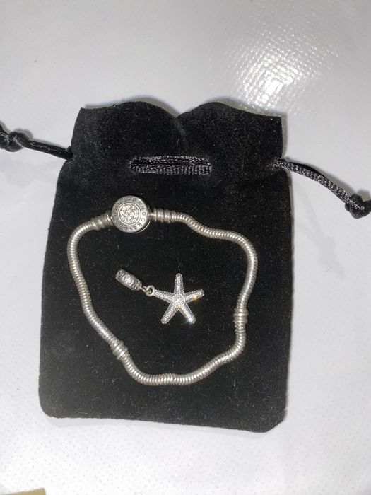 Браслет Pandora с шармом (новый)