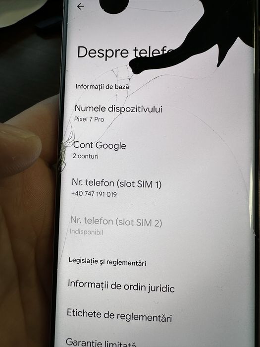 Telefonul Google Pixel 7 Pro, 256 Gb