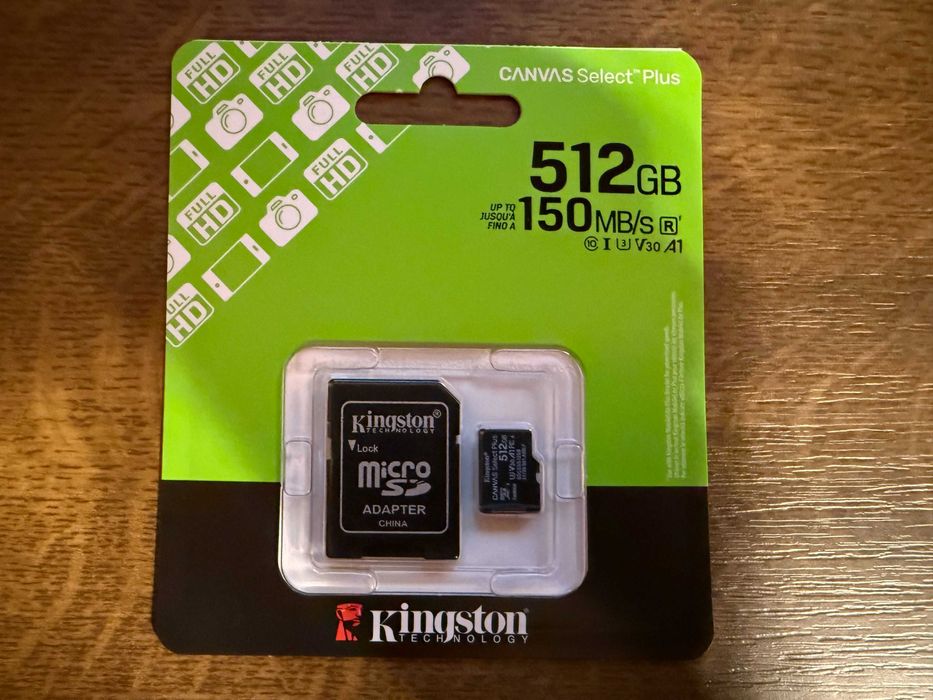 Card Memorie microSDXC Kingston Canvas Select Plus 512G Clasa 10 UHS-1