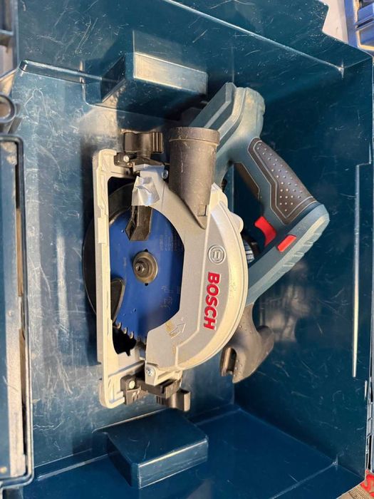 Ferăstrău circular Bosch GKS 18V-57 G, 165mm, 18V, L-Boxx, solo