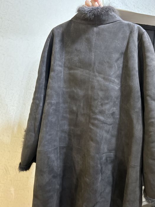 Продам теплую длинную дубленку