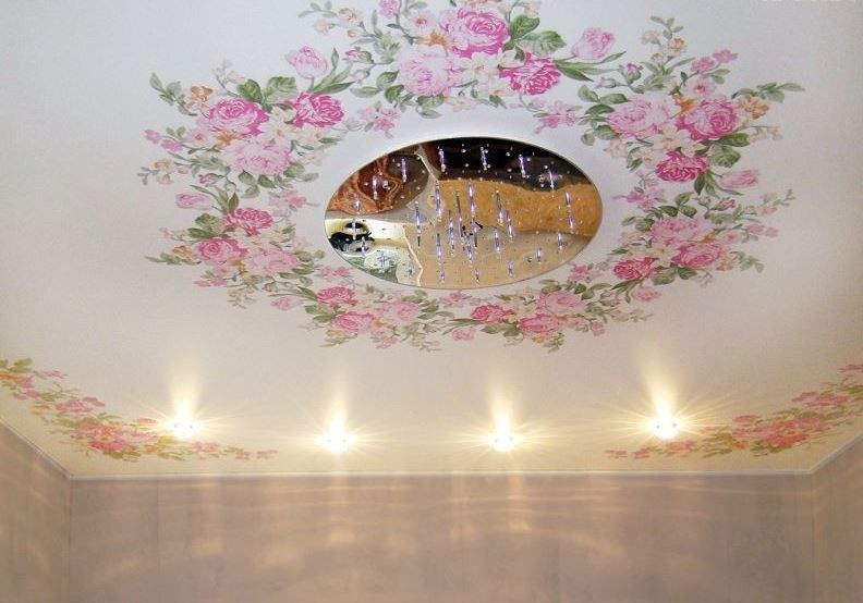 Натяжные потолки с рисунком цена фото Натяжные потолки с рисунком цена фото