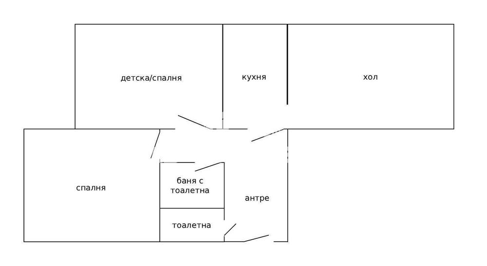 3-стаен в София-Фондови Жилища площ 61
