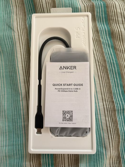 Anker PowerExpand 8-in-1 USB-C PD 10Gbps Data Hub A8383 – HDMI 4K, LAN, USB 10Gbps, SD/TF