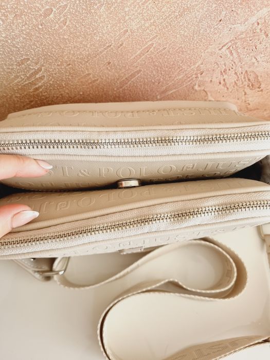 Нова дамска чанта бежава