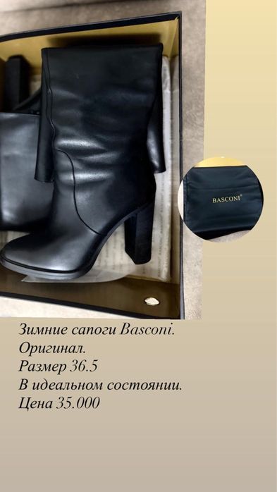 Сапоги зимние Basconi