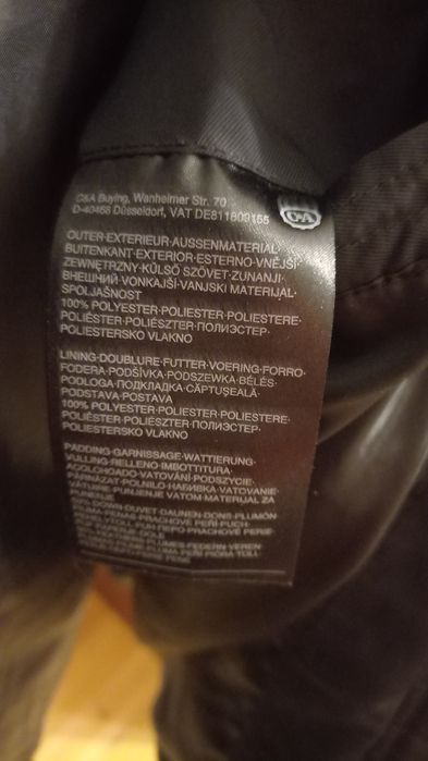 Jacheta iarna bărbați, cu puf și pana de gasca, XL