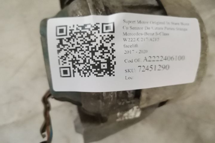 Suport Motor Original In Stare Buna Cu Senzor De Uzura Partea Stanga A