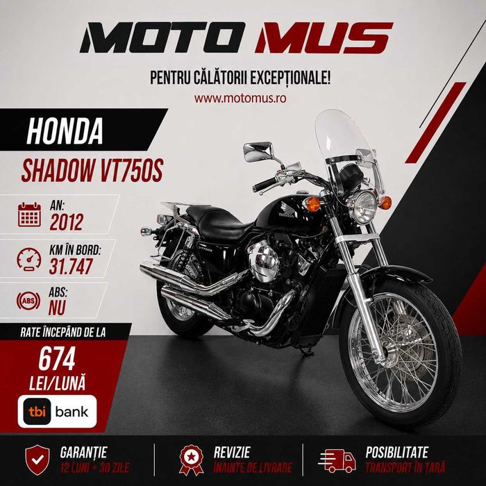 Motocicleta Honda Shadow VT750S | H01045 | motomus.ro
