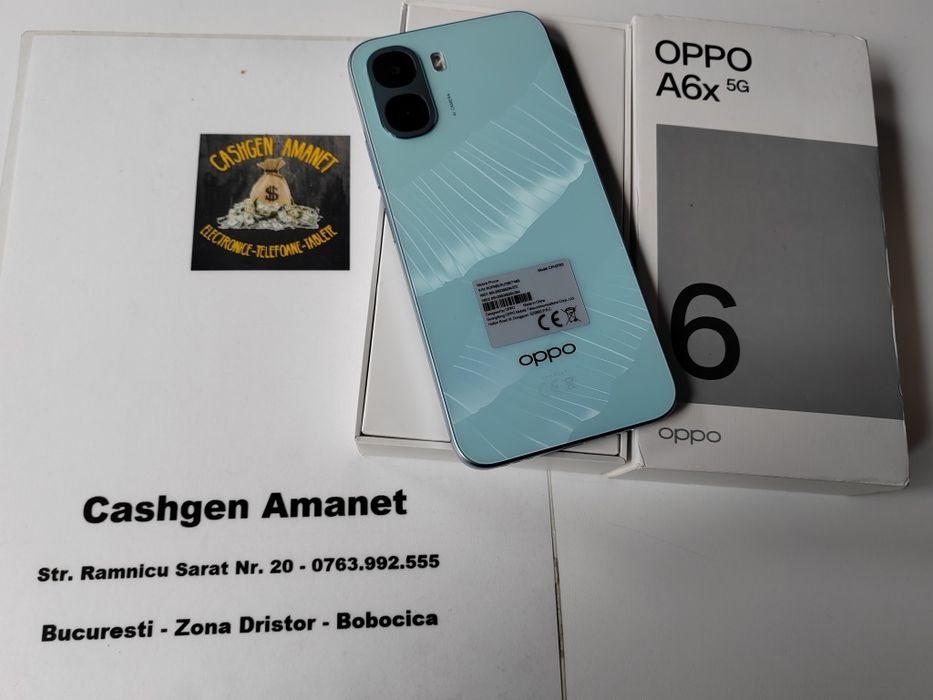 OPPO A6x 128GB 4GB RAM Nou - Magazin Cashgen