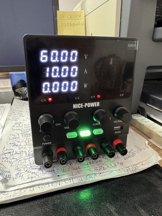 Sursa dubla de tensiune 30V,10A,300W noua