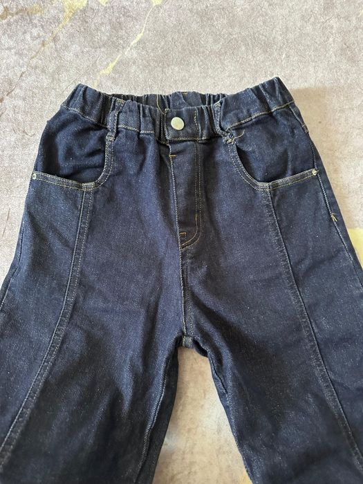 Подростковые джинсовые брюки бананы