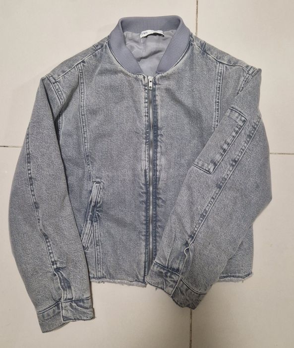 Бомбер / куртка джинсовая Zara на девочку