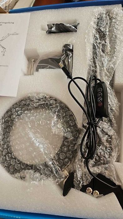 ZABOUL Лупа със светлина, 10x  увеличителна лампа със скоба