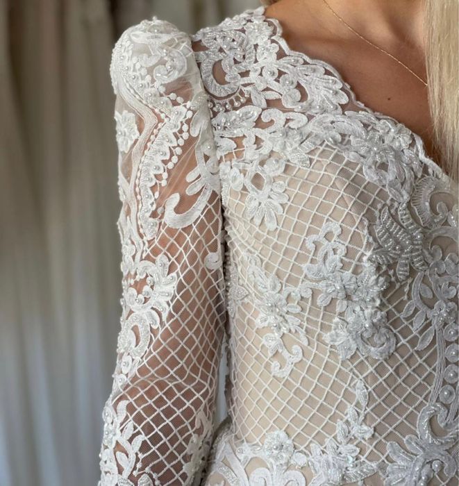 Rochie deosebita de mireasa cununie botez ocazie XS - S