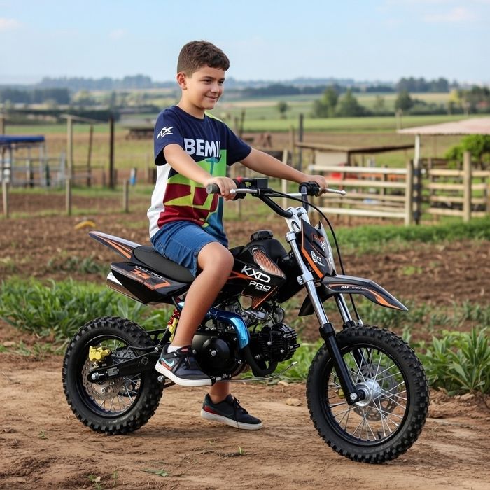 Moto Cross KXD 125cc DB-607 A J14/12" automatic buton