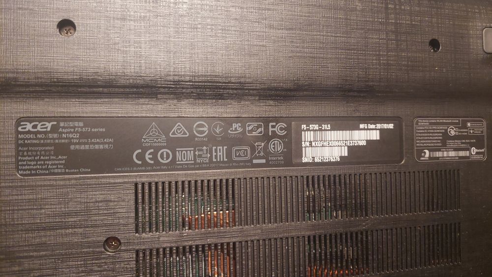 Лаптоп Acer Aspire F5