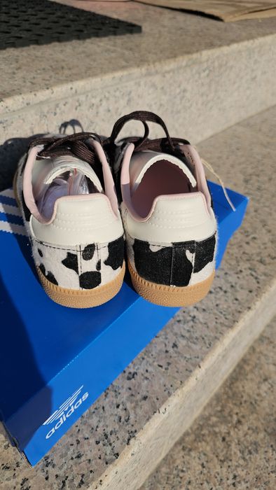 Adidas samba cow print size 37.5