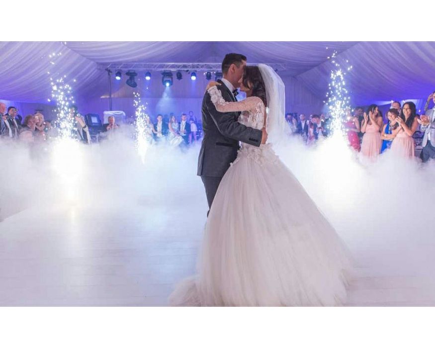 Fum greu/gheata carbonica /artificii nunta/dansul mirilor