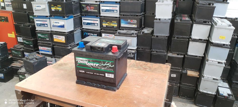 Акумулатор 52 ач, гаранция и доставка