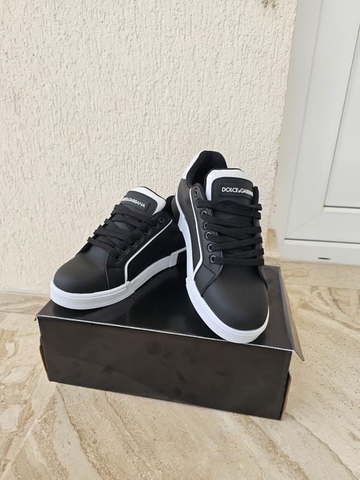 Adidasi d&g portofino cu săculeț si cutie