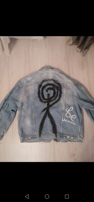 Geaca blugi HIS oversized S-L, stare excelenta, impecabila