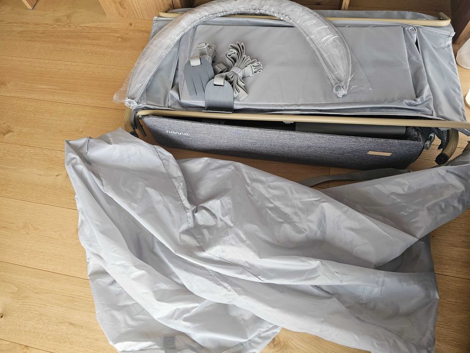 Kikkaboo Nanna мини Next to me кошара сива