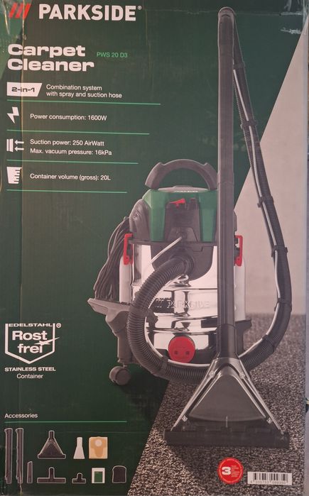 Перяща прахосмукачка на Парксайд