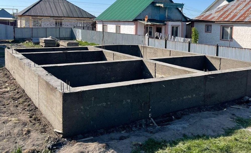 Фундамент Стяшка опаловка бетон