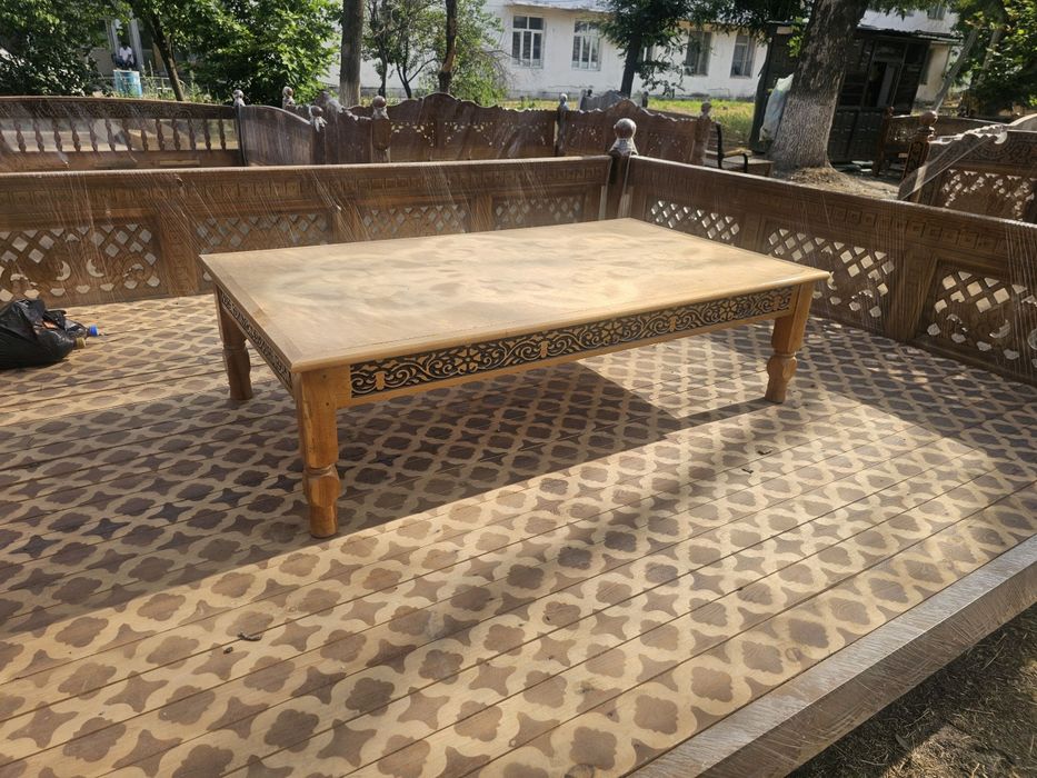 xontaxta sifatli oyoqlari 5x5 teppasi faner