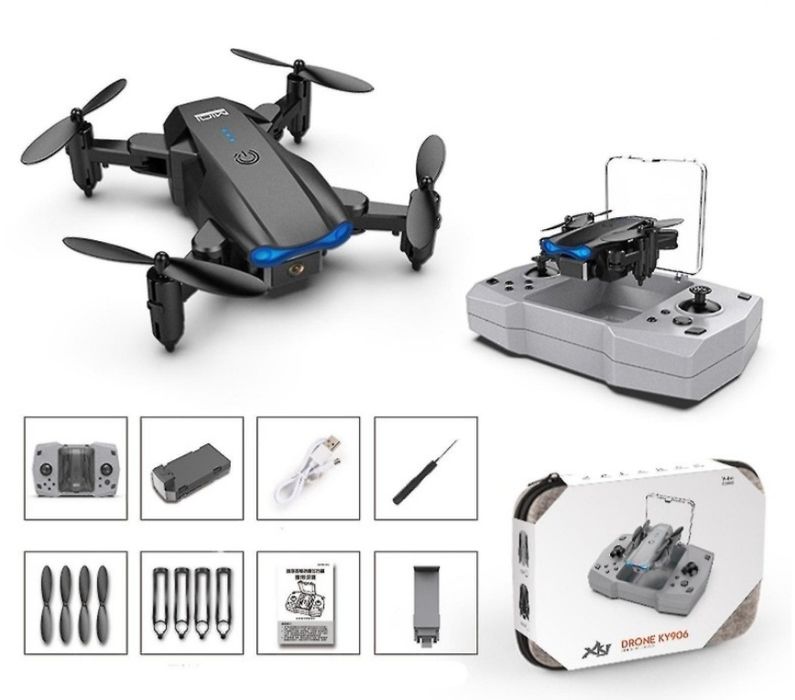 Drona KY906 telecomanda buton intoarcere acasa si camera transmisie