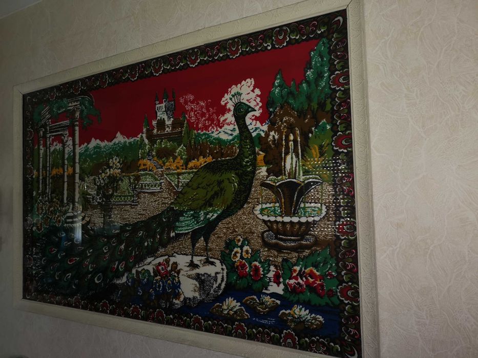 Картина от соца с паун