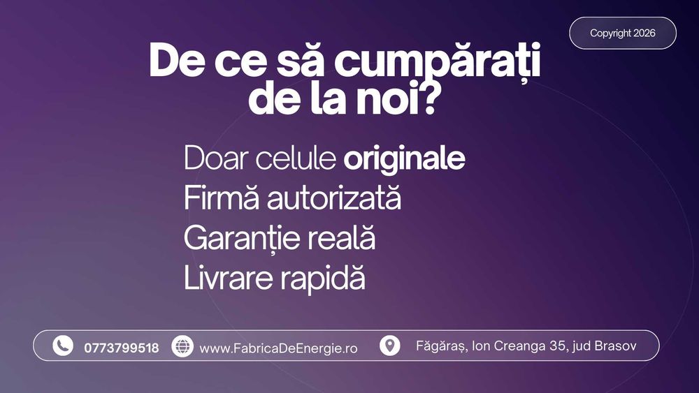 Baterii LiFePo4, 48v  13.87 kwh, cu factura si garantie