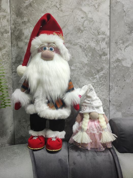 Новогодние скандинавские гномы и дед Морозы,рост от 20 до 40 см,